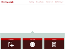 Tablet Screenshot of makoimozaik.hu
